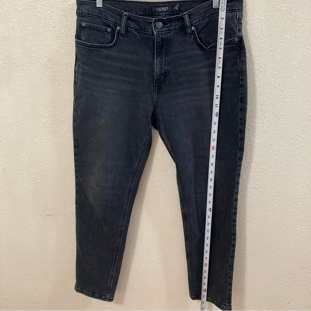 Lauren Ralph Lauren Women’s Jeans Black Skinny Stretch Size 12 - Picture 3 of 10
